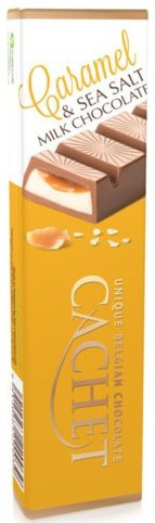 Шоколад молочний карамель і сіль Cachet Caramel&Sea Salt 70г Бельгія