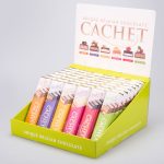 Шоколад білий з хрусткою начинкою з лісового горіха Cachet 75г Бельгія