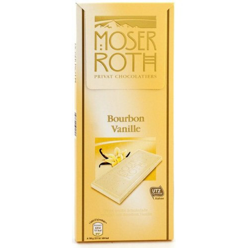 Шоколад білий Moser Roth Шоколад Moser Roth Bourbon Vanille 125 г
