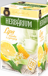 Чай трав'яний Herbarium липа, мед, цитрус 20пакет. Польща
