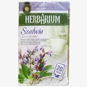 Чай трав'яний Herbarium із шавлією 20пакет. Польща