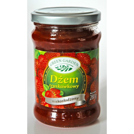 Джем полуничний з низьким вмістом цукру Green Garden Польща 280г