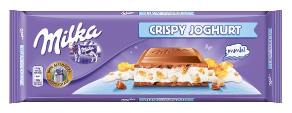 Шоколад Milka Crispy Joghurt (з хрустким йогуртом) Швейцарія 300 г