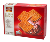 Печиво бісквітне Cubus choco із шоколадним кремом Австрія 180 г