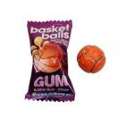Жувальні цукерки (жуйки) без глютену Fini Basket balls баскетбольний м'яч зі смаком коли і лимон Іспанія 5г