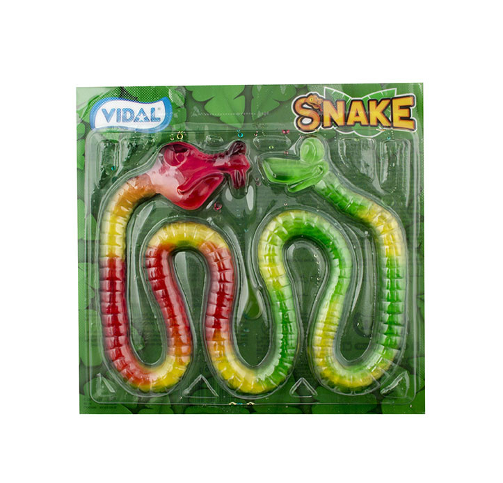 Желейні цукерки без глютену Snake Jelly (Змія 1м) Vidal Іспанія 66 г