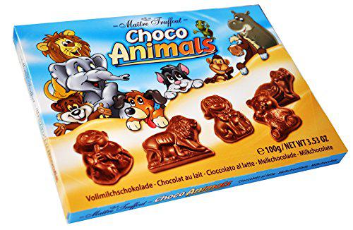 Шоколад молочний фігурний Choco Animals Maitre Truffout 100г Австрія
