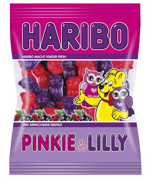 Желейні цукерки Haribo Pinkie&Lilly (сови Пінкі та Ліллі) Німеччина 200 г