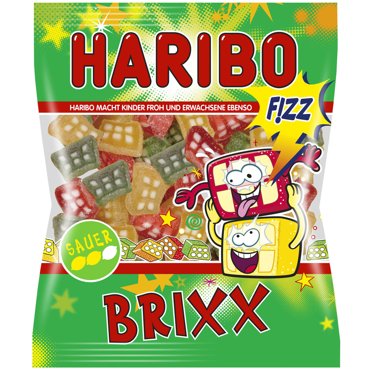 Желейні цукерки Haribo Brixx кислі Німеччина 200г