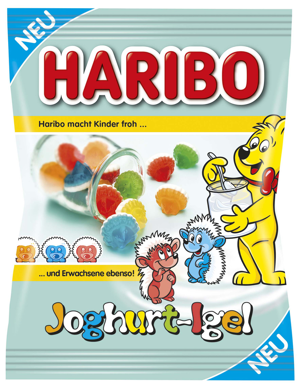 Желейні цукерки Haribo Joghurt igel (йогуртовий їжачок) Німеччина 175г