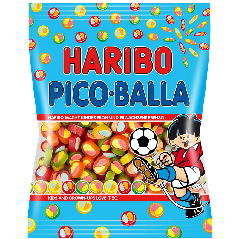 Желейні цукерки Haribo Pico-Balla (футбольні м'ячики) Німеччина 175г