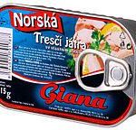 Печінка тріски Giana Чехія 115 г