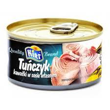 Тунець шматочками у власному соусі Tunczyk kawalki Kier 170г Польща