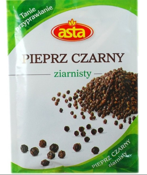 Перець чорний горошок Asta Польща 15г