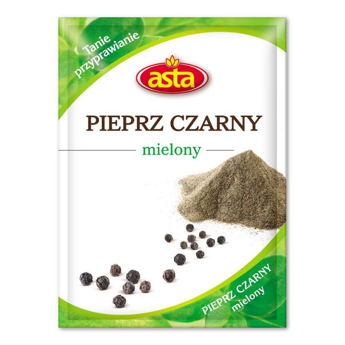 Перець чорний мелений Pieprz Czarny Asta Польща 15 г