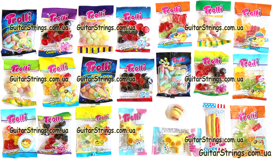 Желейні цукерки Trolli Multi Mix , 500 гр (27 пачок) Німеччина