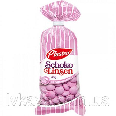 Драже шоколадне Choco Linsen полуниця — м'ята,225 г