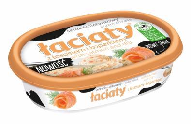 Сир-крем (сирна намазка) Laciaty з лососем і укропом Польща 135 г