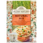 Крупа (каша) рис PLONY NATURY МІКС (мал, зелений горошок, морква, базилік (4х100 г) Польща 400Г