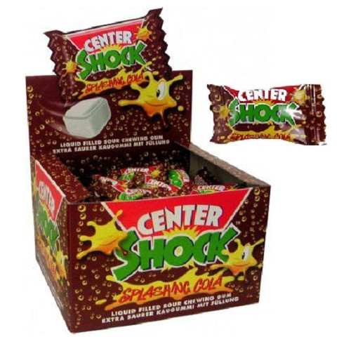Жувальна гумка Chupa Chups Center Shock Cola (кисла кола) 4 г