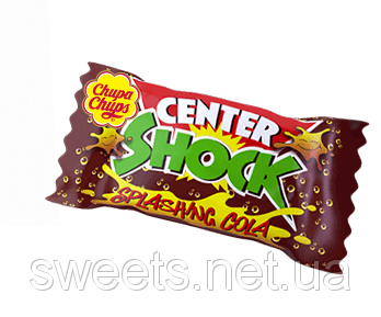 Жувальна гумка Chupa Chups Center Shock Cola (кисла кола) 4 г