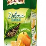 Чай зелений листовий Big Aktiv з апельсином і пелюстками календули Польща 100 г