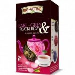 Оздоровчий чай чорний листовий Big Activ з пелюстками троянди та пелюстками нігтика Польща 80 г