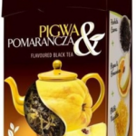 Оздоровчий чай чорний листовий Big Aktiv з апельсином і пелюстками календули Польща 80 г