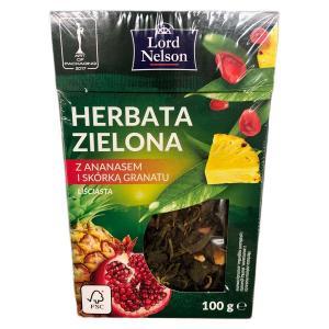 Чай зелений з ананасом і гранатом Lord Nelson Польща 100г