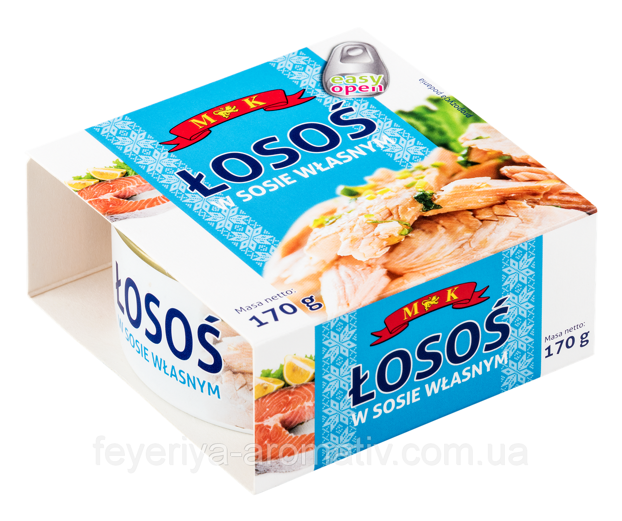 Лосось у власному соку M&K Losos w sosie wlasnym,170г