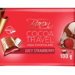 Шоколад молочний із полуницею COCOA TREVEL Baron Польща, 100 г