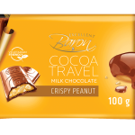 Шоколад молочний із хрустким арахісом COCOA TREVEL Baron Польща, 100 г