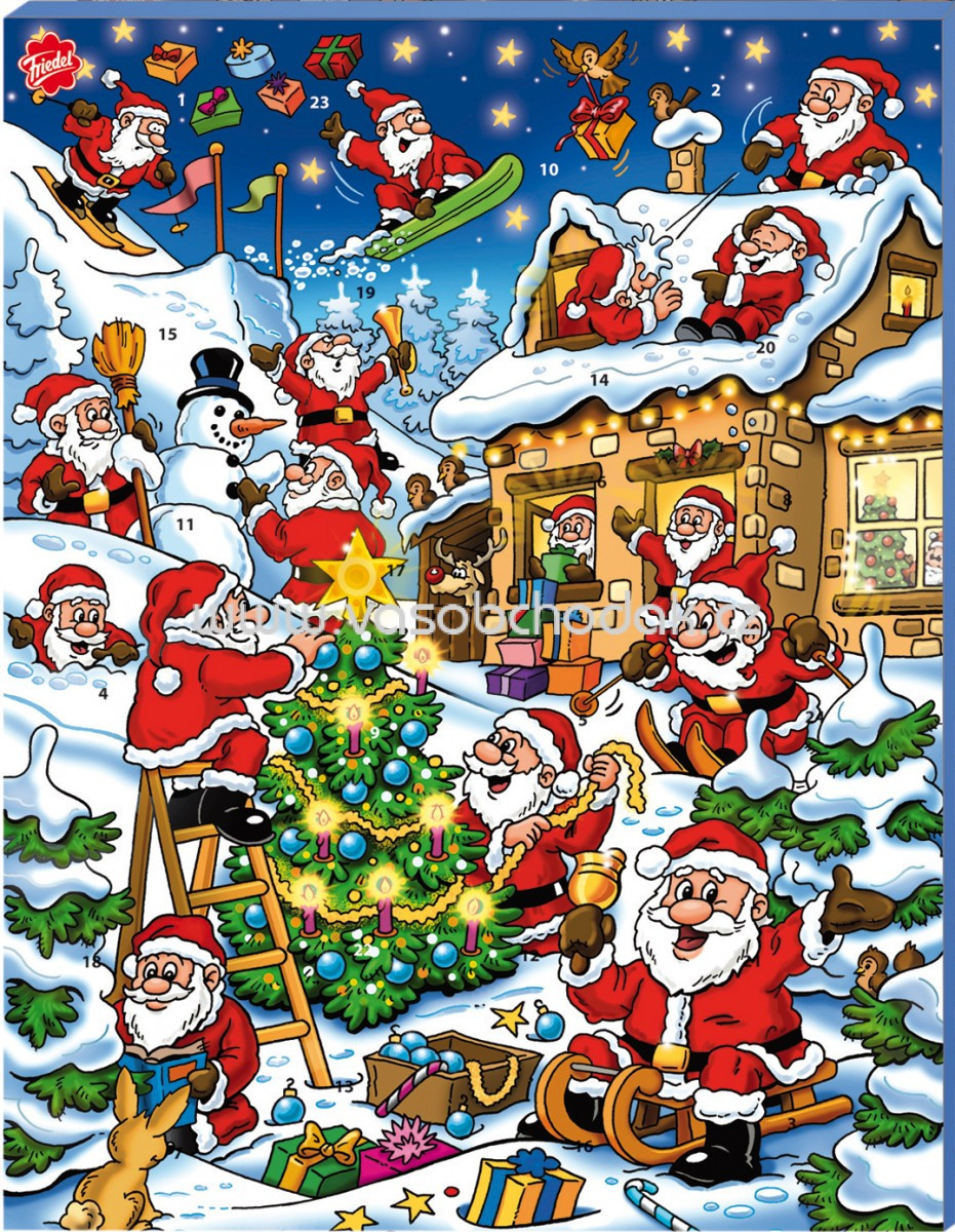 Шоколадний адвент календар Friedel Німеччина 200g