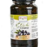 Оливки чорні без кісточки Oliwki Czarne Helcom 900 г Польща