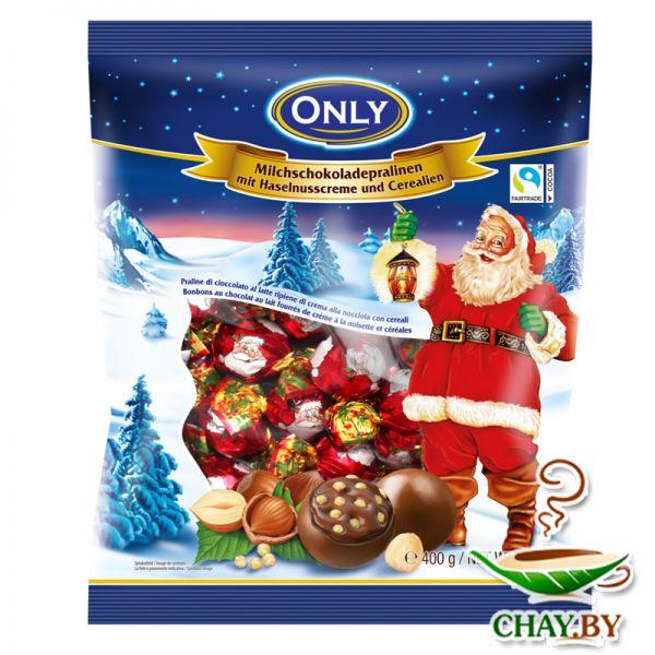 Шоколадні цукерки праліне Only Австрія 400 г
