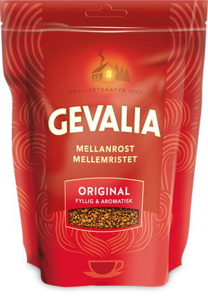 Кава розчинна Gevalia Mellan Rost Original арабіка 200г Швейцарія