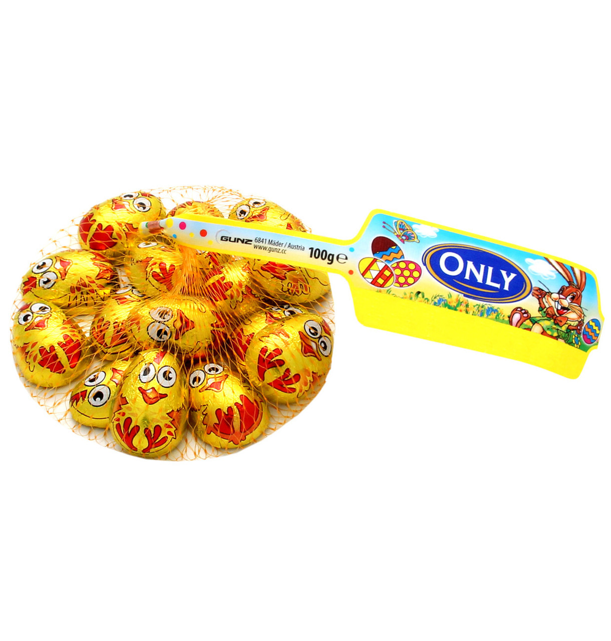 Цукерки шоколадні Курчата (молочний шоколад) Onli Австрія 100г