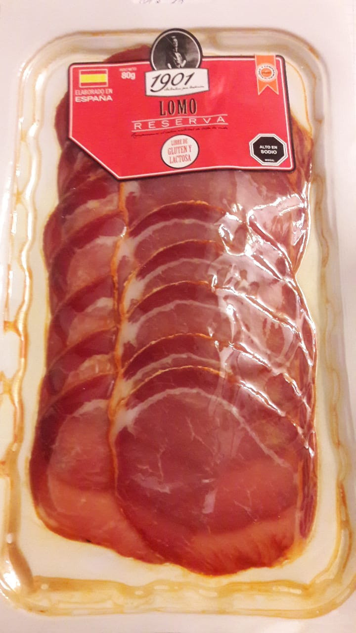 Балик Lomo Reserva, нарізка, 80гр, Іспанія.