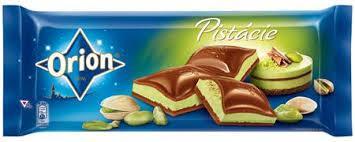 Шоколад молочний з фісташкою Fistacie Orion Nestle Чехія 240г