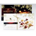 Цукерки шоколадні з праліне MAGNETIC Kolekcja 12 смаків 300г