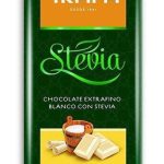 Шоколад білий без цукру і без глютену Trapa Stevia 75г Іспанія