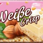 Шоколад білий з лісовим горіхом Weibe crisp hasel-nussen Gut &Gunstig Німеччина 200г