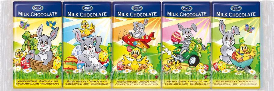 Шоколад молочний Великодній (міні-шоколадки) Only 5х15г Австрія