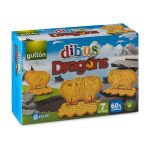 Печиво злакове з вітамінами Dibus Dragons Gullon Іспанія 330 г (8х37,5г)