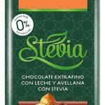 Шоколад молочний без цукру і без глютену Trapa Stevia з фундуком 75г Іспанія