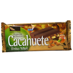 Шоколад молочний без глютену з цільним арахісом Hacendado Іспанія 250г