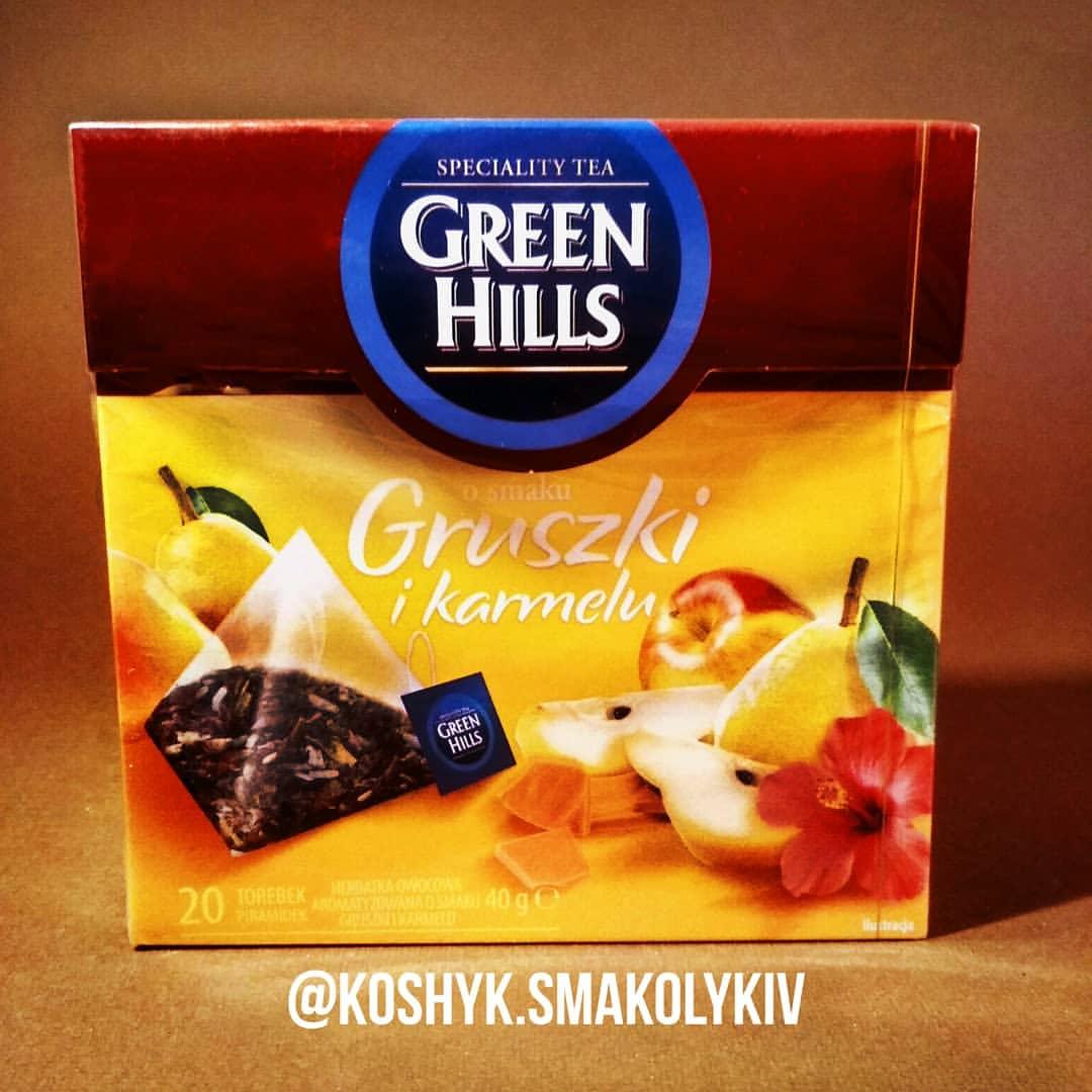 Чай Green Hills груші та карамель 20 пірамідок Польща