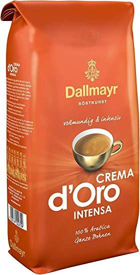 Кава в зернах Dallmayr Crema D'oro Intensa, 100% арабіка 1 кг Німеччина