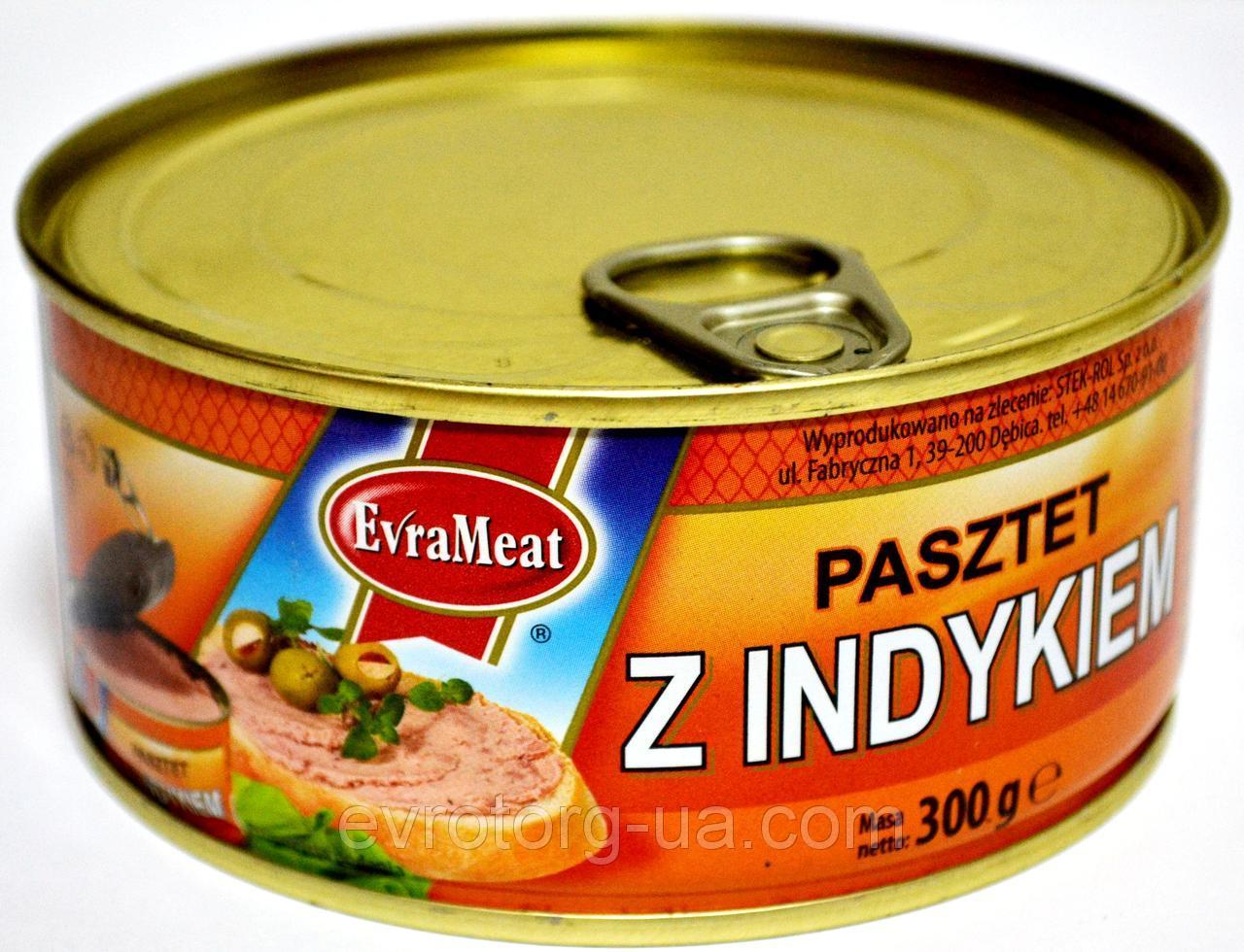 Паштет з індиком Evra Meat Польща 300г