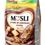 Мюслі хрусткі з 3 видами шоколаду Bona Vita Чехія 700 г